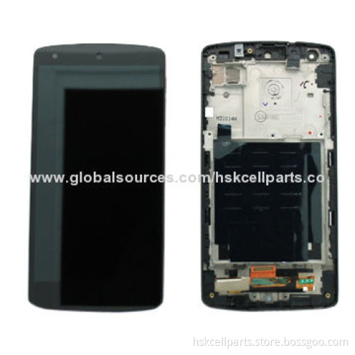 Original LCD Display Touchscreen for LG Google Nexus 5 D820 D821, New Replacement with FrameNew